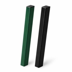 3D kerítés oszlop 60x40 mm zöld és fekete színben